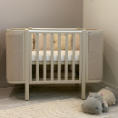 Patut bebe tapitat bucle co-sleeping Victoria 120 × 60 cm – Cappuccino (3)