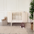 Patut bebe tapitat bucle co-sleeping Victoria 120 × 60 cm – Milky