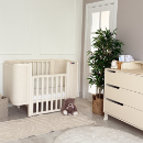 Patut bebe tapitat bucle co-sleeping Victoria 120 × 60 cm – Milky