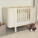 Patut bebe tapitat bucle co-sleeping Victoria 120 × 60 cm – Milky