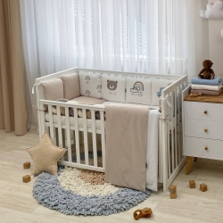 Lenjerie Pat pentru Bebeluși și Copii - Set 7 Piese Hello Bear