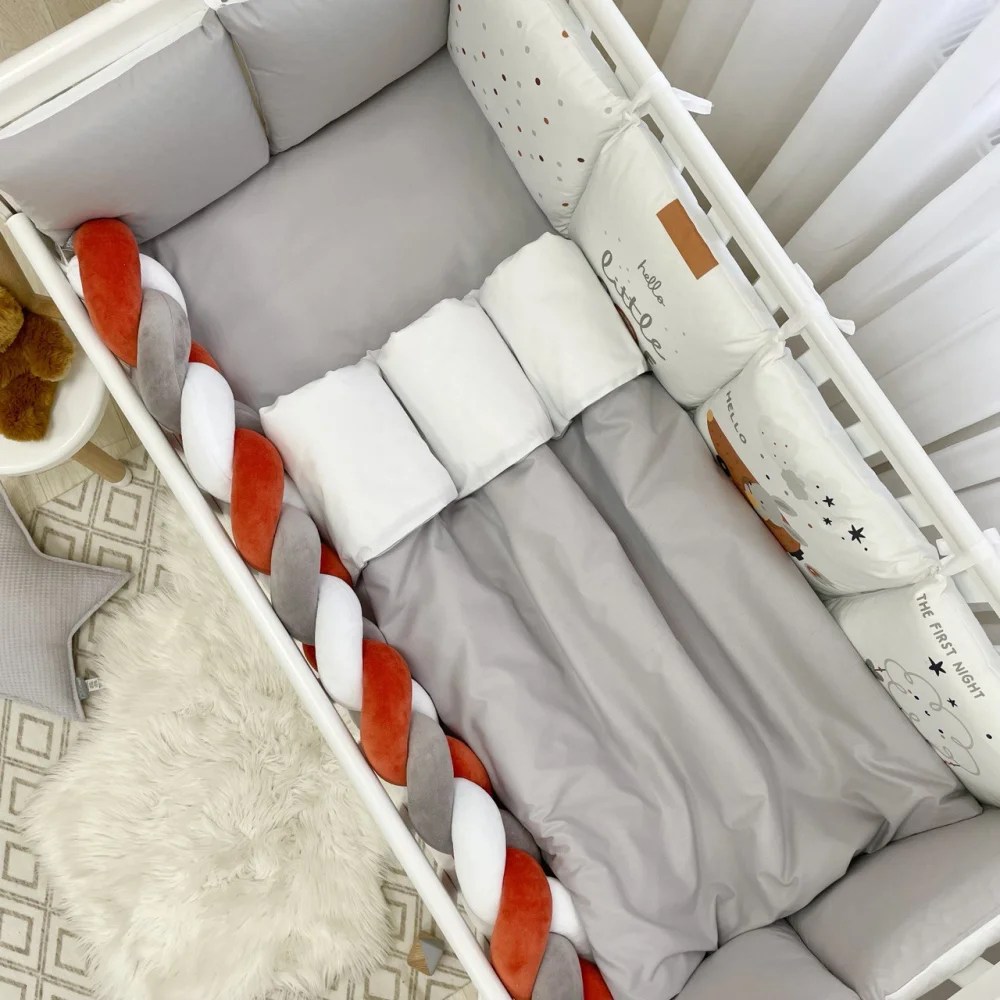 Set lenjerie Patut Bebe / Copii 7 piese Hello bunny