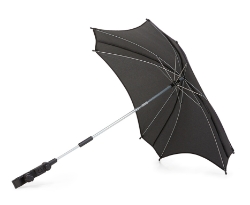 Poza cu Umbrelă automată neagră cu deschidere rapidă și rezistență sporită