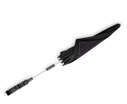 Umbrelă automată neagră cu deschidere rapidă și rezistență sporită