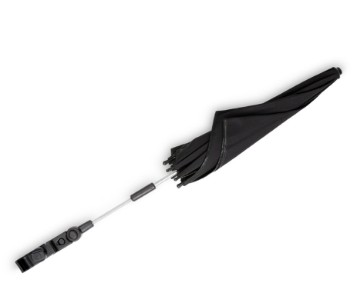 Umbrelă automată neagră cu deschidere rapidă și rezistență sporită