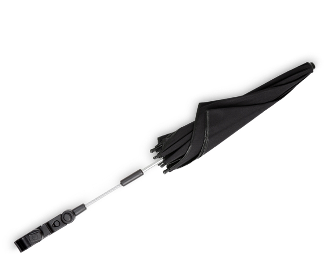 Poza cu Umbrelă automată neagră cu deschidere rapidă și rezistență sporită