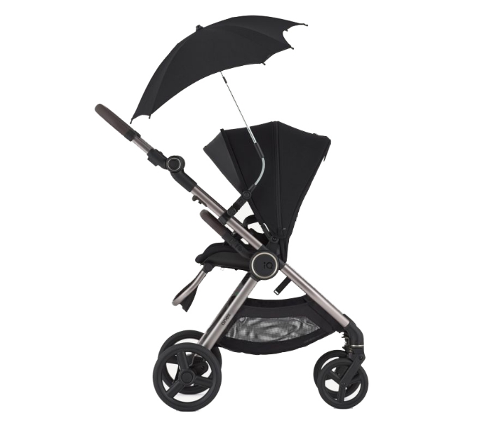 Poza cu Umbrelă automată neagră cu deschidere rapidă și rezistență sporită