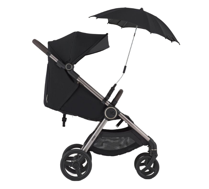 Poza cu Umbrelă automată neagră cu deschidere rapidă și rezistență sporită