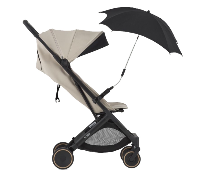 Poza cu Umbrelă automată neagră cu deschidere rapidă și rezistență sporită