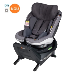 Scaun auto rotativ BeSafe iZi Turn i-Size Metallic Mélange