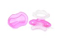 Poza cu Inel gingival cu forma de suzeta roz Babyono 1008/02