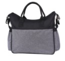 Poza cu Geanta mame negru/gri SO CITY Babyono,1423/03