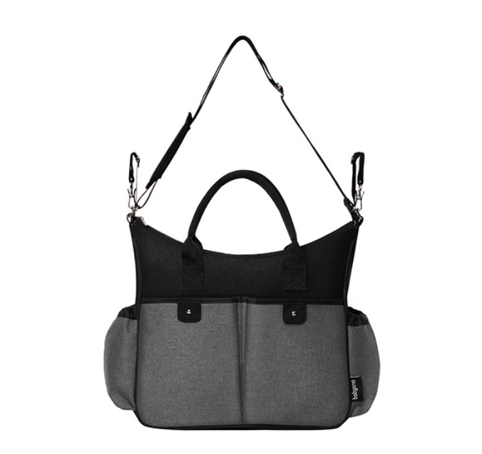 Poza cu Geanta mame negru/gri SO CITY Babyono,1423/03