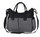 Poza cu Geanta mame negru/gri SO CITY Babyono,1423/03