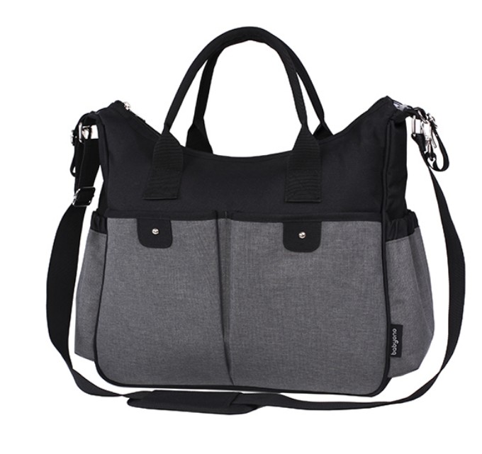 Poza cu Geanta mame negru/gri SO CITY Babyono,1423/03