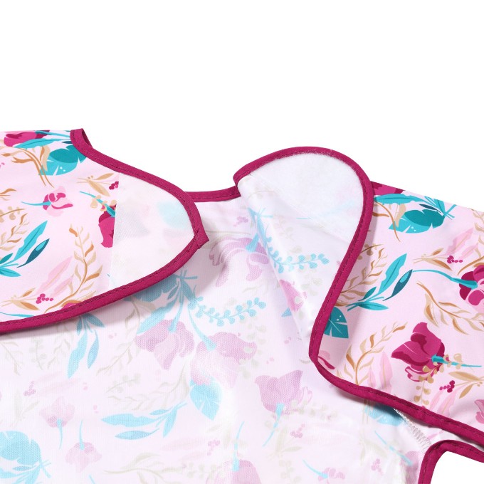 Poza cu Barbita cu maneca lunga cu model floral Babyono 1477/01