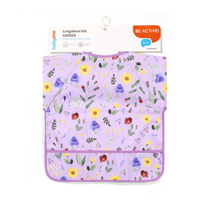 Poza cu Barbita cu maneca lunga cu model floral Babyono 1477/01