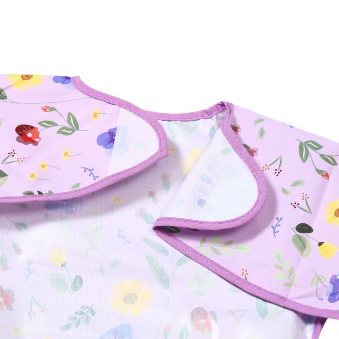 Poza cu Barbita cu maneca lunga cu model floral Babyono 1477/01
