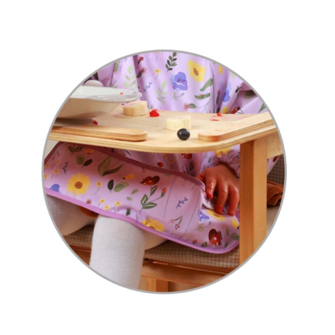 Poza cu Barbita cu maneca lunga cu model floral Babyono 1477/01