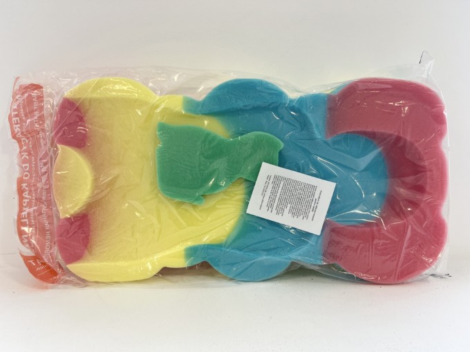 Poza cu Burete baie maxi, pentru cadita, Tega Baby, multicolor BA-005