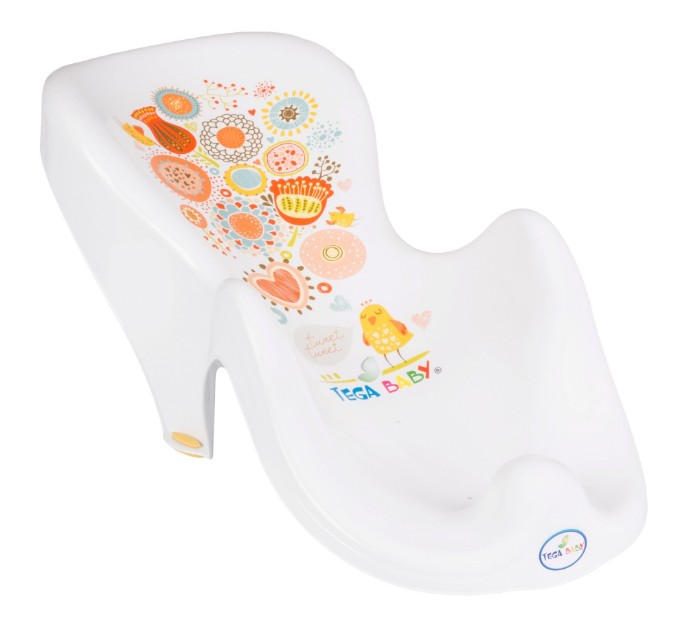 Poza cu Suport anatomic pentru bebelusi Tega Baby, cu picioare de sustinere si ventuze de fixare, colectia Folk, alb FL-003-103