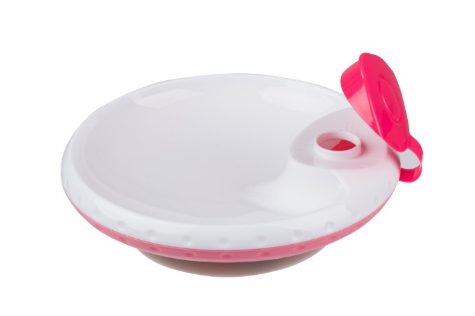 Poza cu Castron pentru mentinerea temperaturii mancarii roz Babyono 1070/02