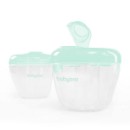 Poza cu Recipient compartimentat pentru lapte praf, verde menta, 1022 Babyono