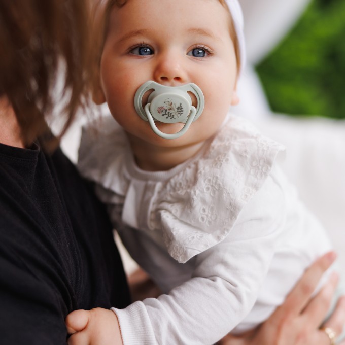 Poza cu Suzetă anatomică din silicon 0-6 m, Babyono, 1670/01