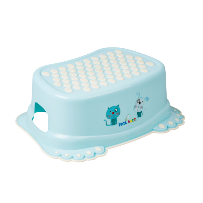 Poza cu Inaltator antiderapant pentru copii Tega Baby colectia Catel&Pisica, albastru PK-006-101