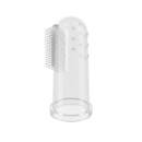 Poza cu Degetar din silicon transparent pentru dinti bebelusi si copii, Babyono, 723/01