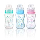 Poza cu BIBERON PLASTIC CU GAT LARG 240ML-403 MOV
