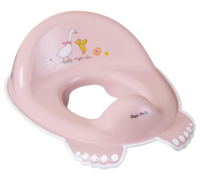 Poza cu Reductor toaleta anti-derapant Tega Baby colectia Forest, roz FF-002-107