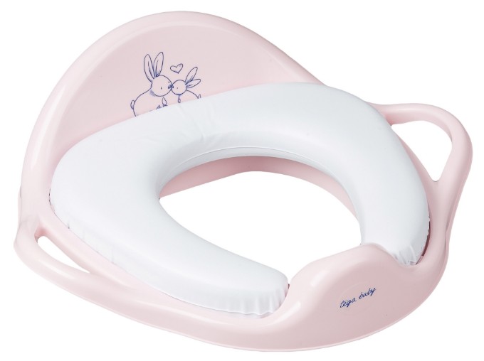 Poza cu Reductor moale Tega Baby colectia Micutii Iepurasi, roz KR-020-104