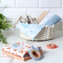 Poza cu Scutece muselina super soft, set 3 bucati, 100% bumbac, 70x70 cm, Babyono, 348/09