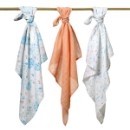 Poza cu Scutece muselina super soft, set 3 bucati, 100% bumbac, 70x70 cm, Babyono, 348/09