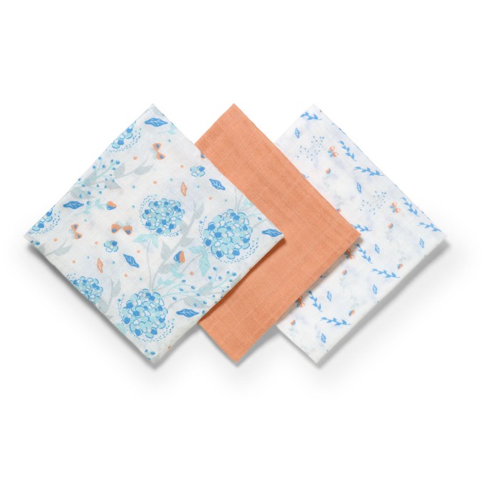 Poza cu Scutece muselina super soft, set 3 bucati, 100% bumbac, 70x70 cm, Babyono, 348/09