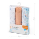 Poza cu Scutece muselina super soft, set 3 bucati, 100% bumbac, 70x70 cm, Babyono, 348/09