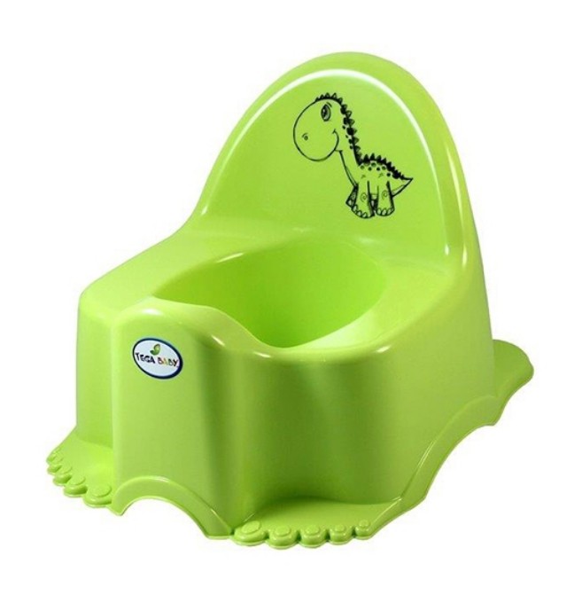 Poza cu Olita muzicala ergonomica Tega Baby colectia Eco Dinozaur, verde PO-056-138