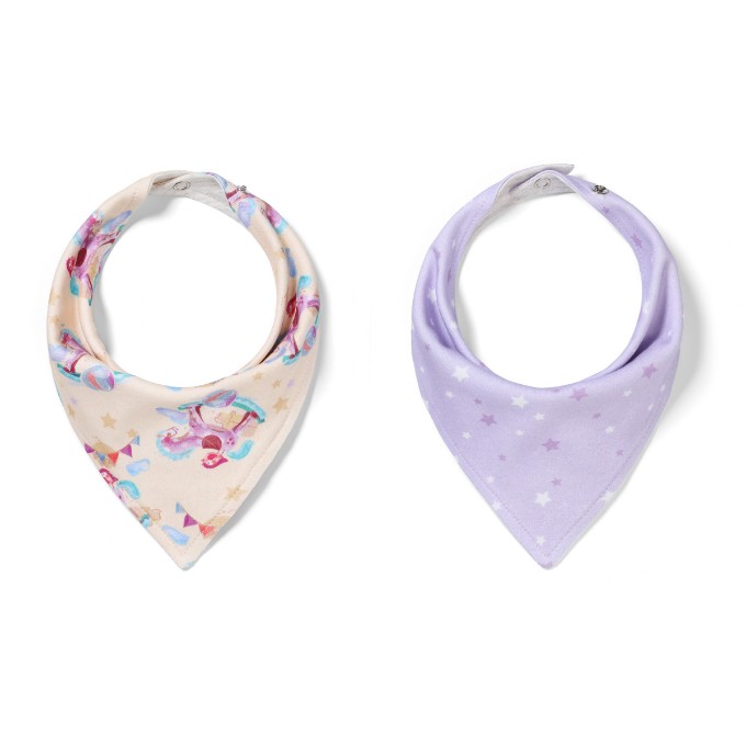 Poza cu Set 2 bucati barbita, esarfa bumbac Babyono 2 in 1 Caluti 879/15