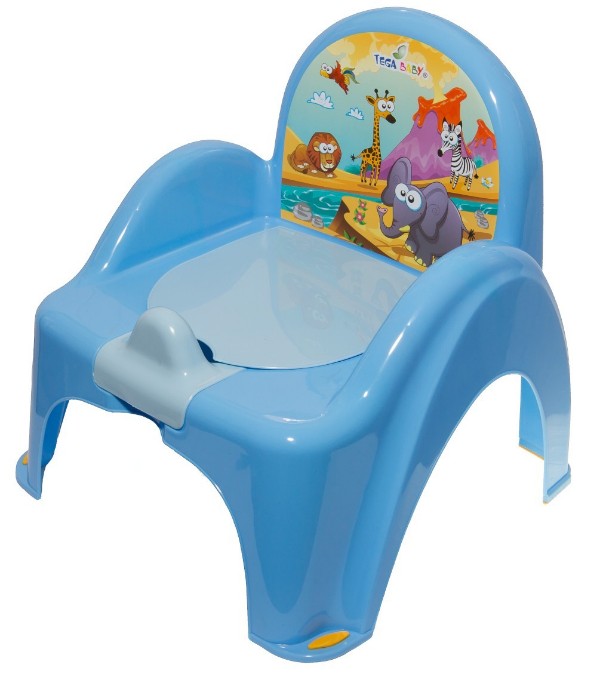 Poza cu Olita scaunel Tega Baby colectia Safari, albastru SF-010-126