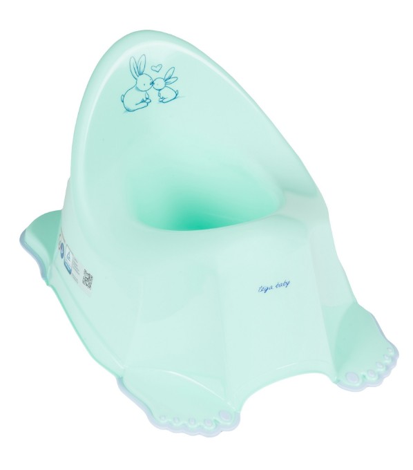 Poza cu Olita anti-derapanta Tega Baby colectia Micutii Iepurasi, menta KR-001-105