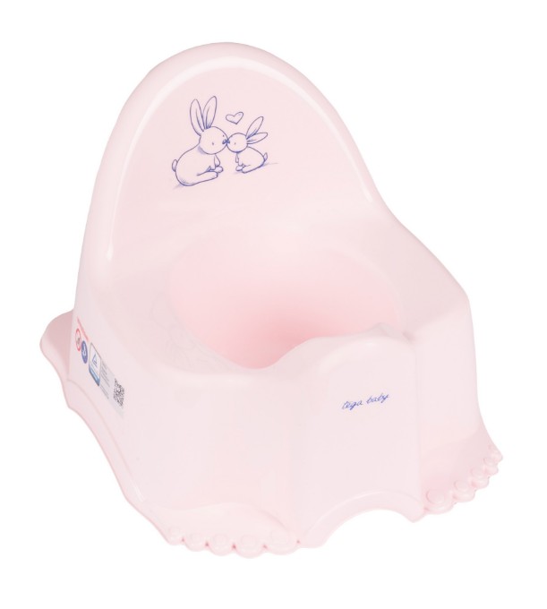 Poza cu Olita ergonomica Tega Baby colectia Eco Micutii Iepurasi, roz KR-007-104