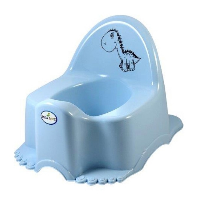 Poza cu Olita ergonomica Tega Baby colectia Eco Dinozaur, albastru DN-001-135