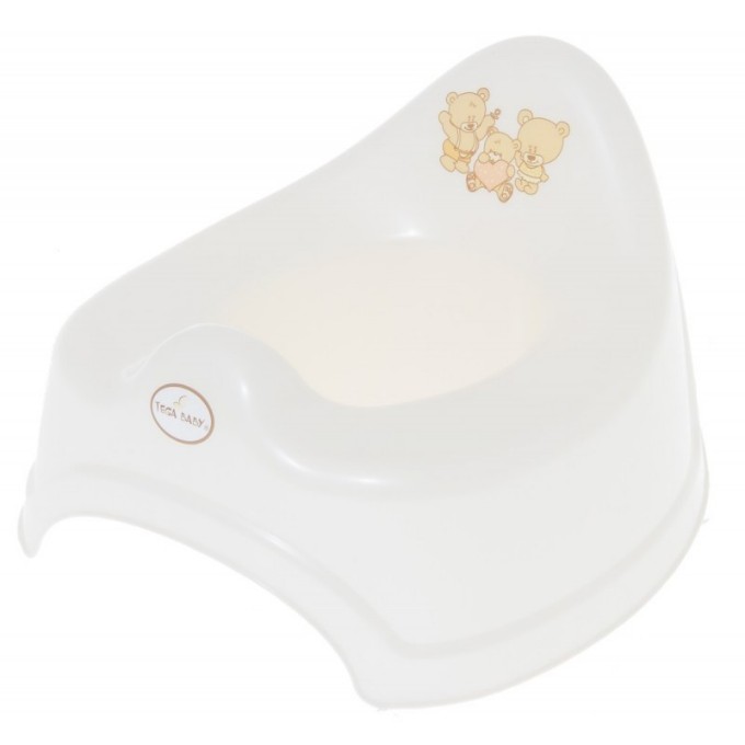 Poza cu Olita ergonomica Tega Baby colectia Ursuletul Teddy, alb perlat MS-001-118