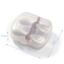 Poza cu Set tacamuri ergonomice roz Babyono 969/01