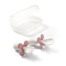 Poza cu Set tacamuri ergonomice roz Babyono 969/01