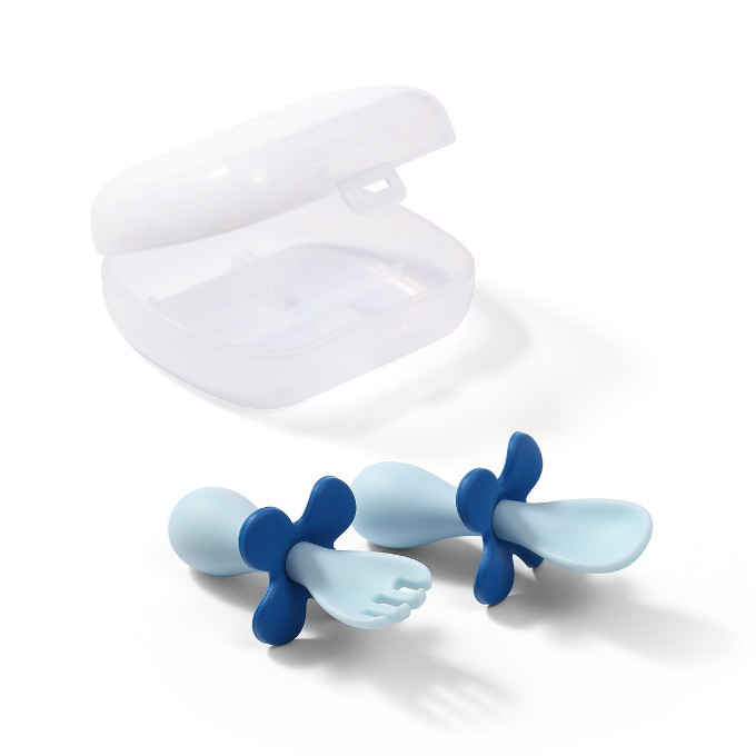 Poza cu Set tacamuri ergonomice roz Babyono 969/01