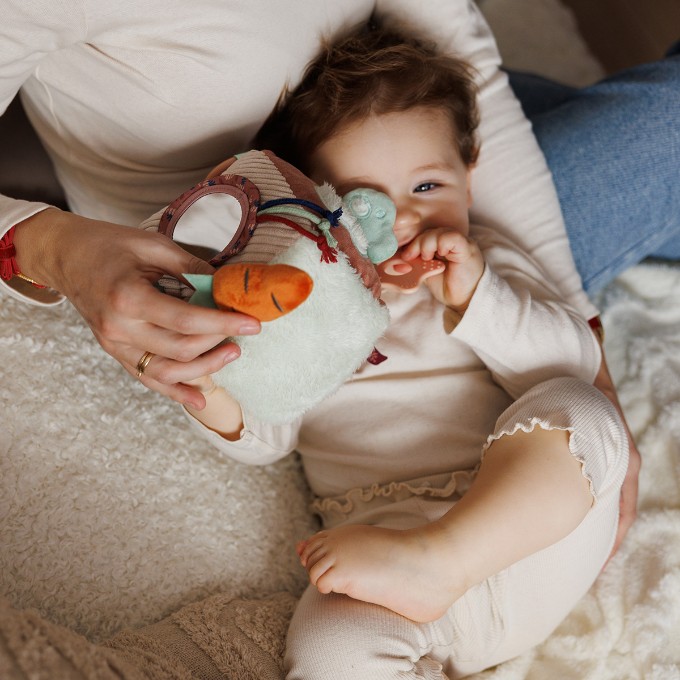 Poza cu Jucarie cub activitati Iepurasul Karo Babyono 1683
