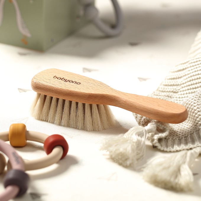 Poza cu Perie cu peri naturali Babyono 799