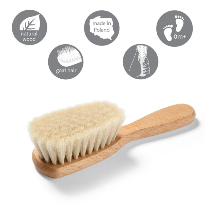 Poza cu Perie cu peri naturali Babyono 799